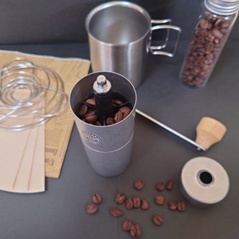 コーヒーツーリングで豆から挽く荷物最小アイテム５つの選び方！⑩