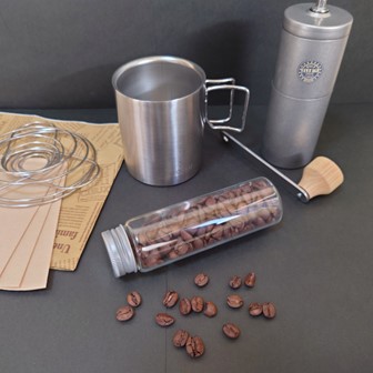 コーヒーツーリングで豆から挽く荷物最小アイテム５つの選び方！⑧