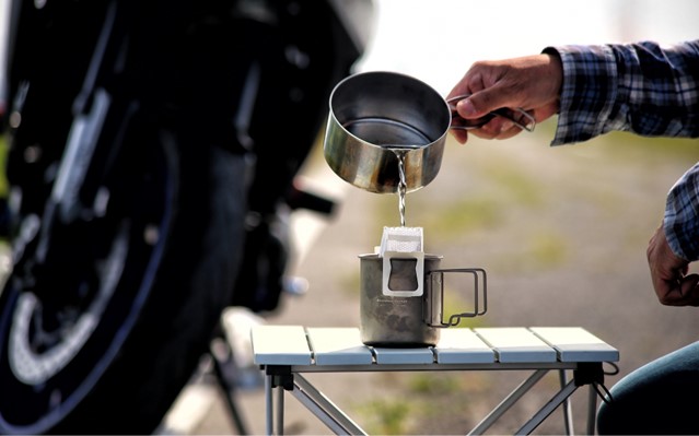 コーヒーツーリングで豆から挽く荷物最小アイテム５つの選び方！